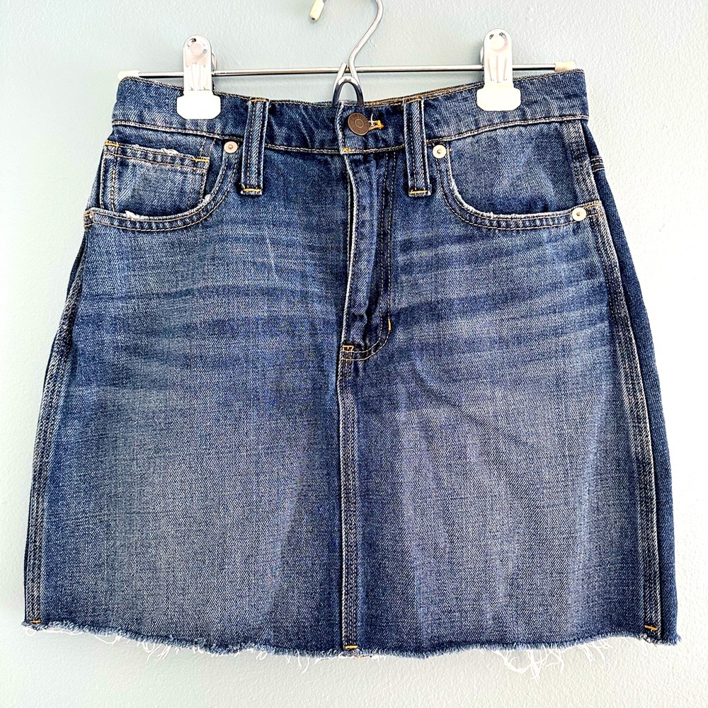 Madewell Denim Mini Skirt
